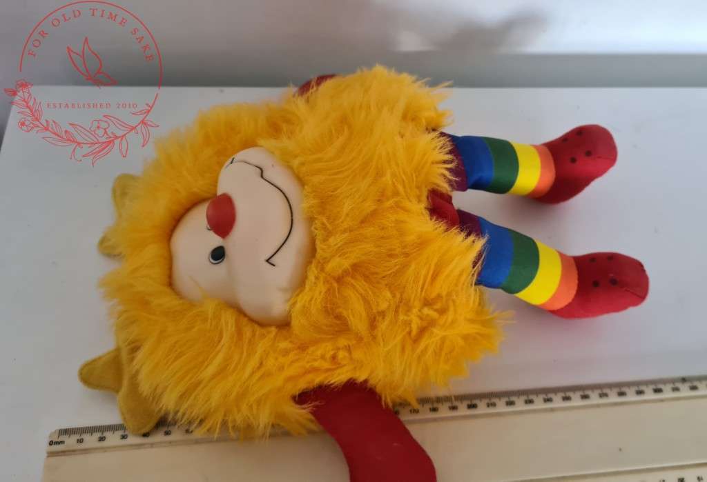 Vintage Rainbow Brite, Spark Sprite plush toy - see photos for general wear condition