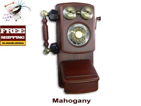 Country Style Authentic Reproduction Wall Phone Antique Replica