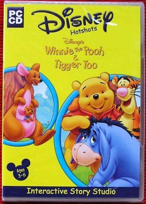 1st ON BOB***DISNEY'S WINNIE THE POOH PC CD****CRAZY R1 AUCTION