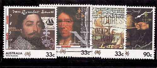 AUSTRALIA 1985 BICENTENARY OF AUSTRALIAN SETTLEMENT(2nd ISSUE).NAVIGATORS SET OF 4 VFU.SG 972-975