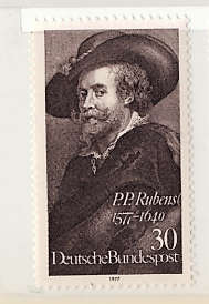 GERMANY WEST 1977 400th BIRTH ANNIV OF PETER PAUL RUBENS 30pf BLACK LMM.SG 1826