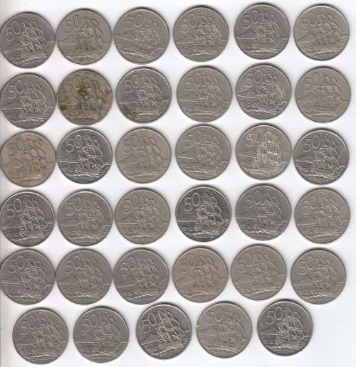 Lot of over 17 New Zealand dollars in 50 cents @ crazy R1 start