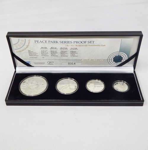 2008 RSA Silver Wildlife Peace Park Series Proof Sets - Ai-Ais Richtersveld Transfrontier Park