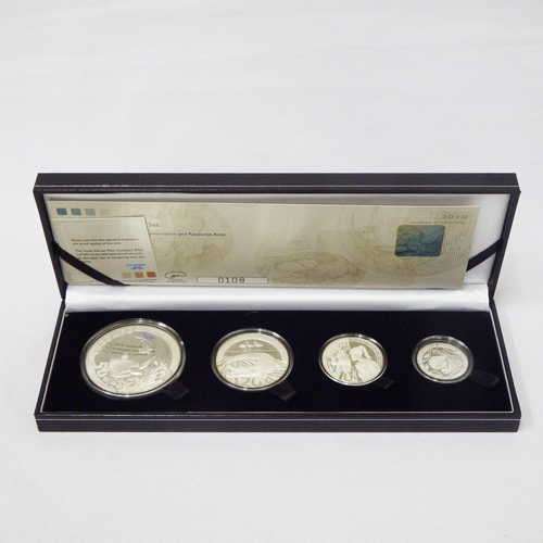 2010 RSA Silver Wildlife Lubombo Transfrontier Proof Medallion set - 149 Sets issued by SA Mint