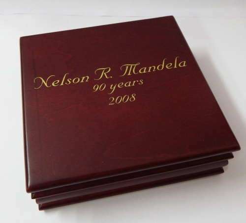 2008 Nelson Mandela 1/10 oz platinum medallion - # 1944 of 2000