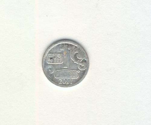 2011 Russian 1g fine Silver bullion coin