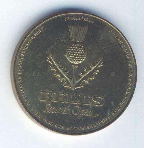 Bell's Scotch Whiskey token