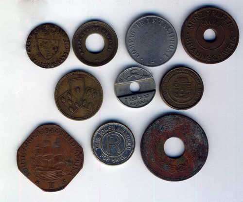 Lot of 10 tokens / medallions - Sold as a lot