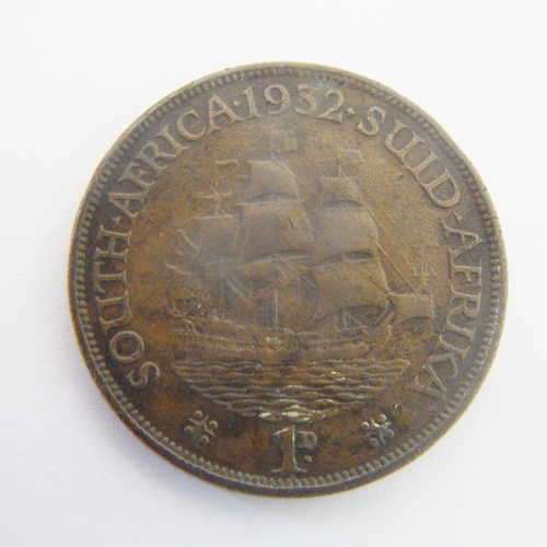 1932 SA Union Penny - scarce