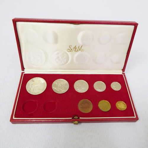 1978 RSA short proof set in long proof box - no gold