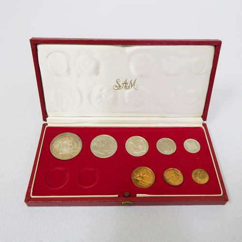 1975 RSA short proof set in long proof box - no gold