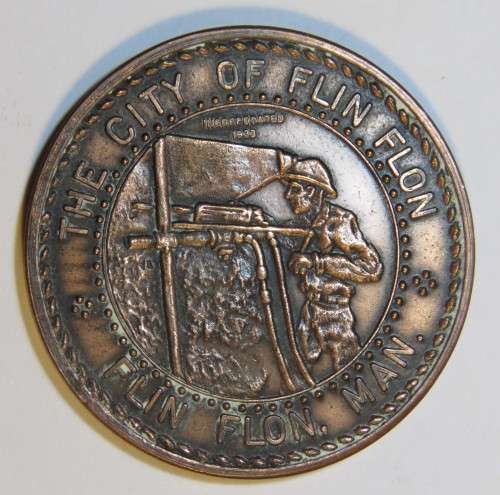 The City of Flin Flon - The Copper capital of Manitoba souvenir coin