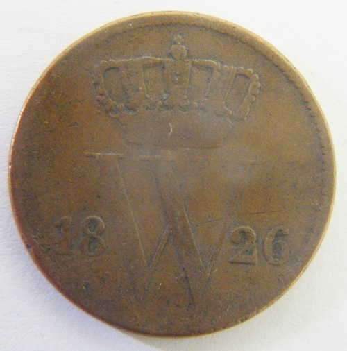 1826 Netherlands 1 cent