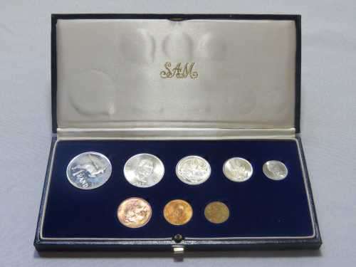 1982 RSA short proof set with silver R1