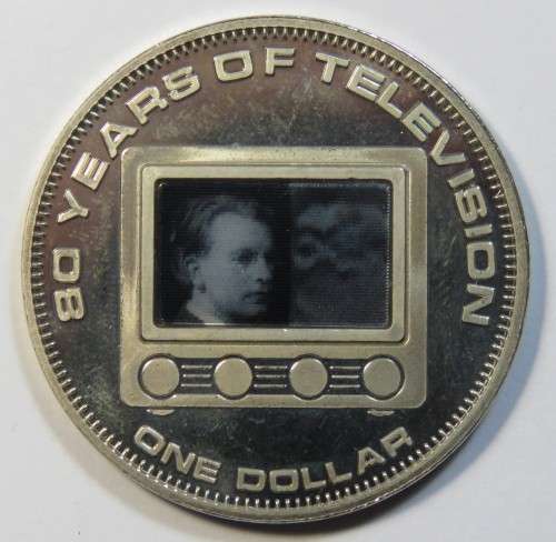 Cock Islands - 50 Years of television one dollar - 2006