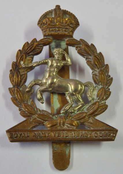 Great Britain Royal Army Veterinary Corps - Arms and services - Bi-metal - Cap badge - Slide