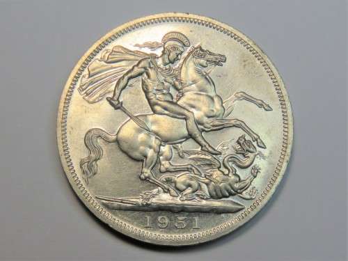 Great Britain 1951 festival of Britain five shillings - Crown size coin