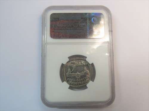 1994 South Africa Presidential Inauguration R5 - Graded - AU 55 by NGC