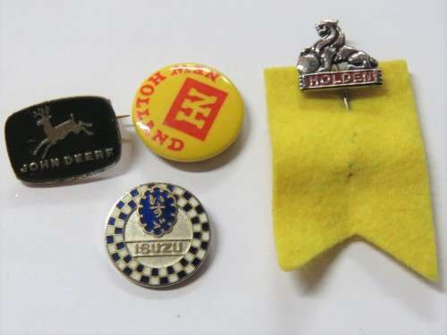Lot of 4 vehicle badges
