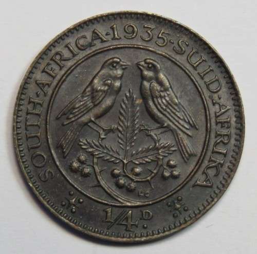 1935 farthing - Uncirculated