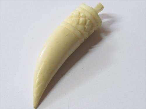 Tooth shaped pendant