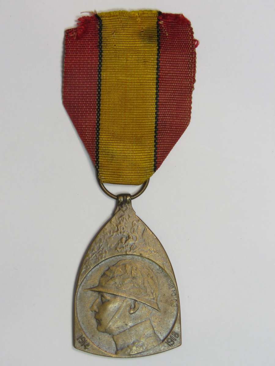 Belgium WW1 commemorative medal 1914-1918