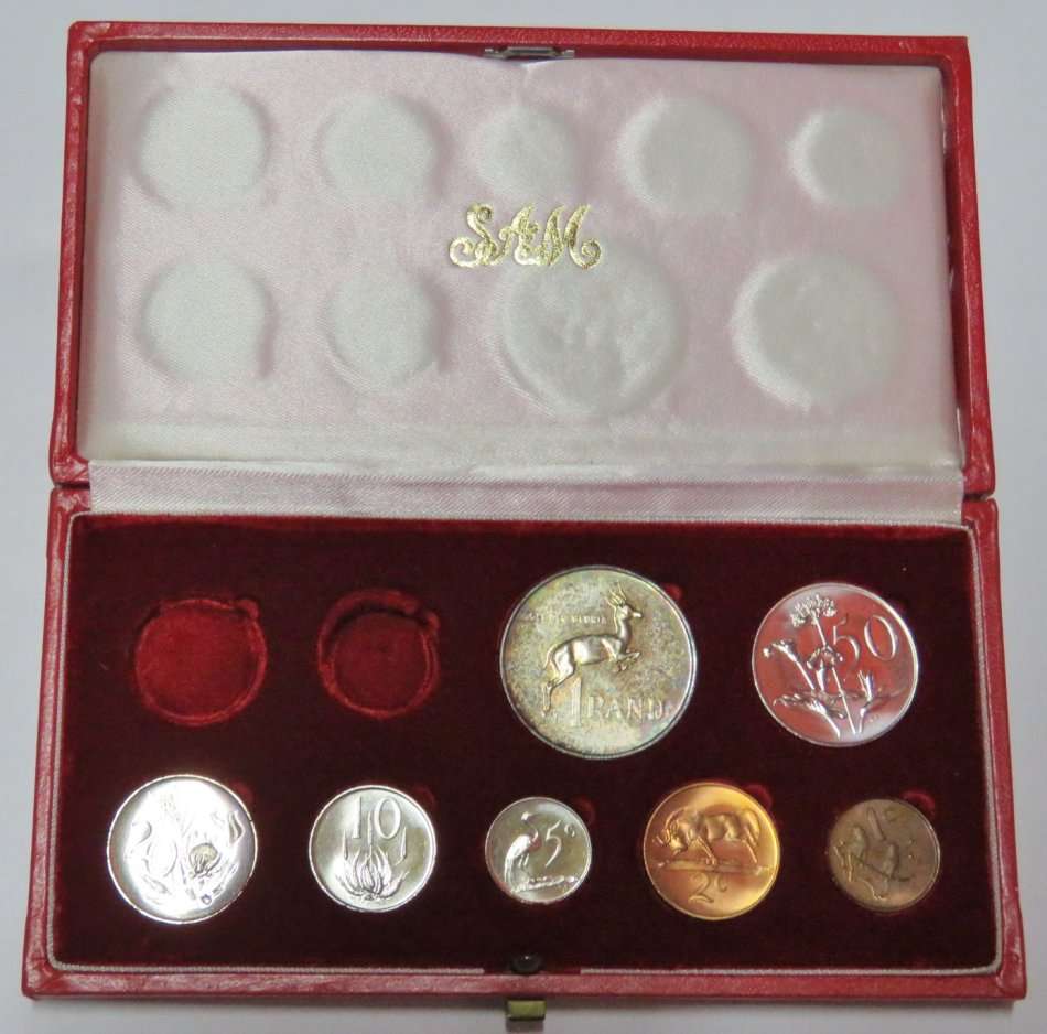 1966 RSA short proof set in red box