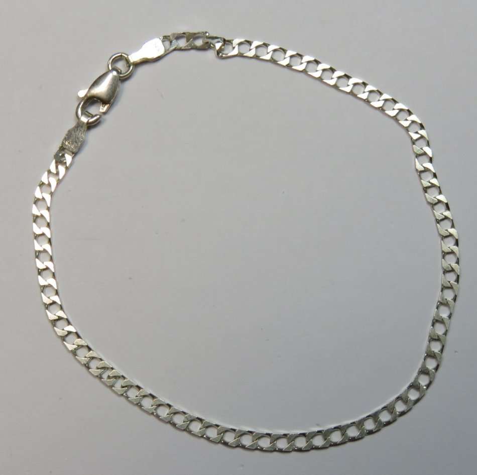Sterling silver bracelet 19cm long