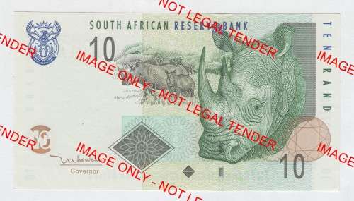 Mboweni 2nd issue R10 - uncirculated