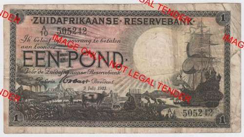 Clegg 3/7/22 One Pound note - A10 - nice VF with some dirt