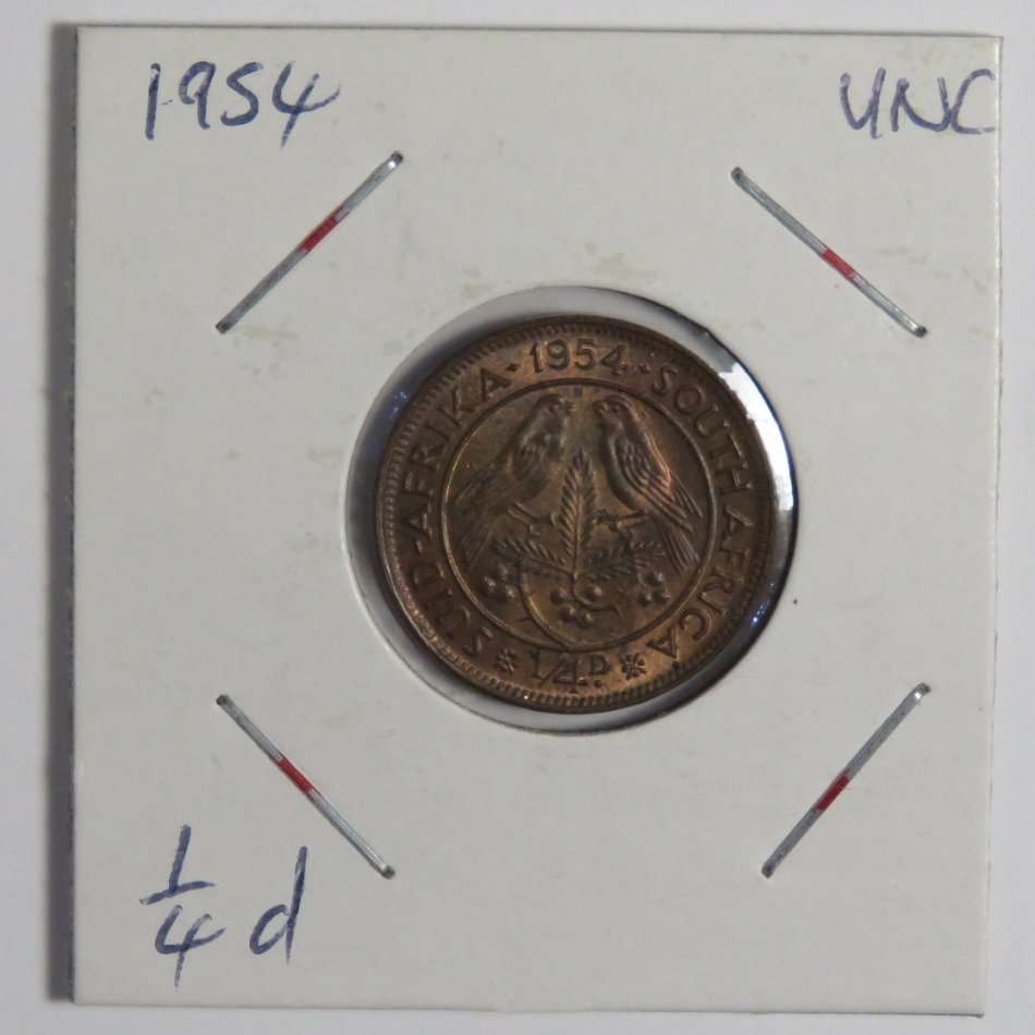 1954 South Africa farthing - UNC - My best one!