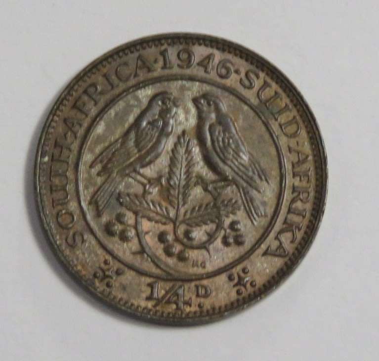 1946 South Africa farthing brown - UNC