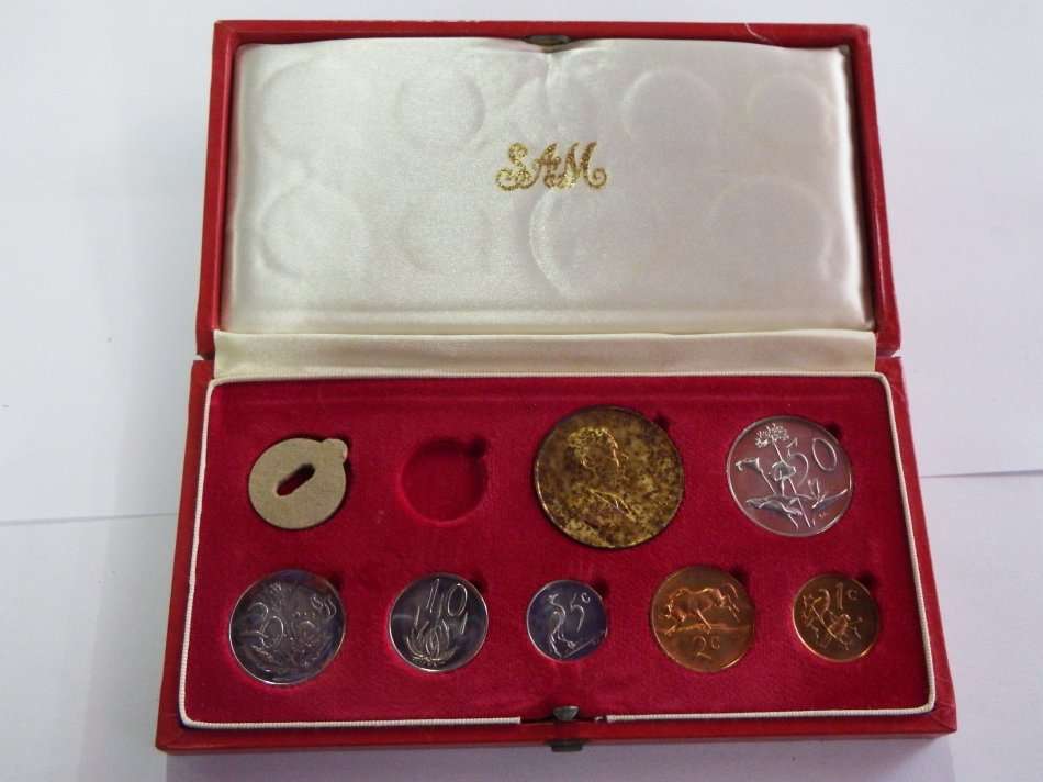 1967 RSA short proof set in long proof box