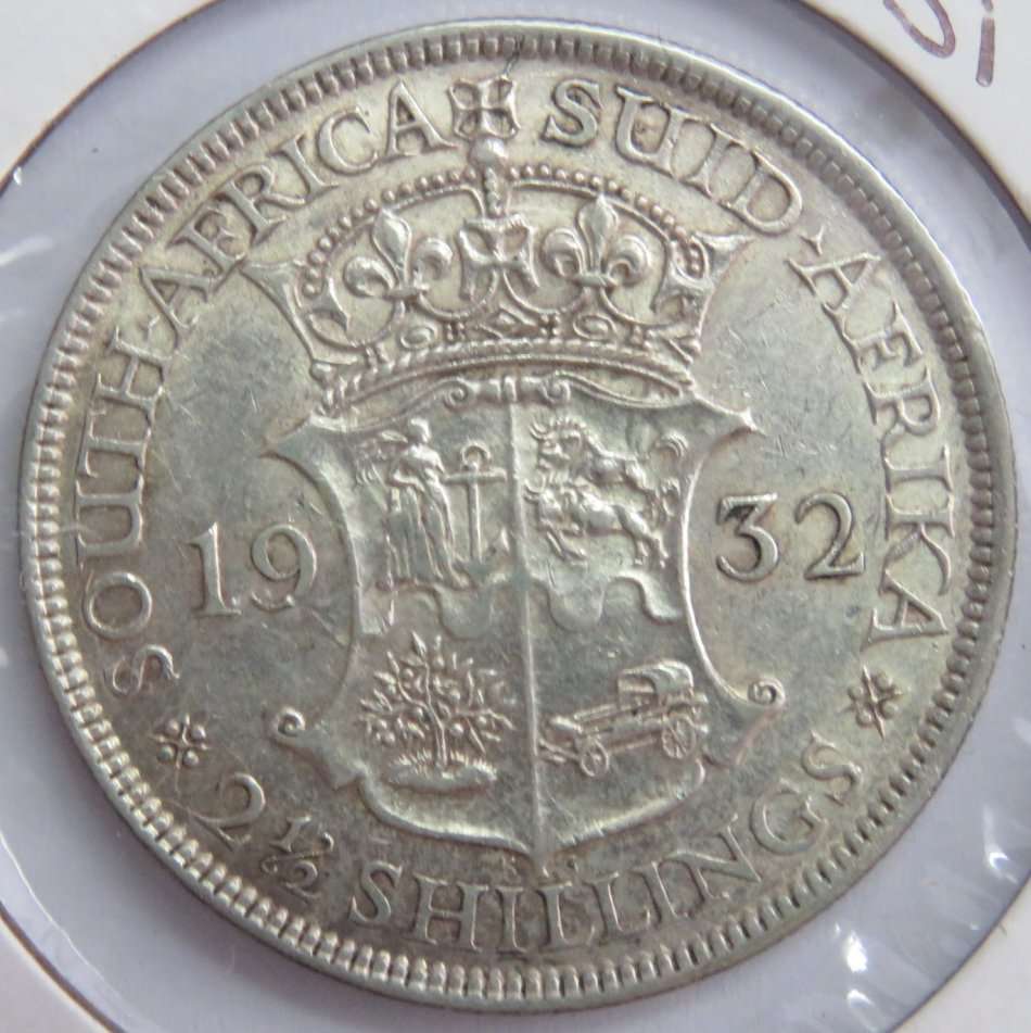1932 SA Union 2 1/2 shilling Half Crown EF