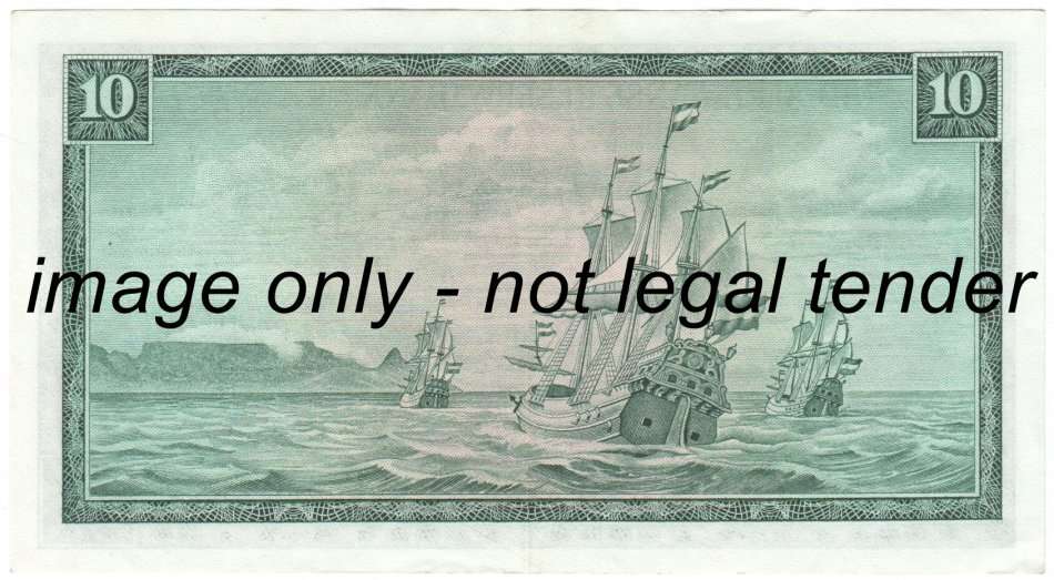 TW de Jongh Third Issue R10 Replacement note 1976 W18 UNCIRCULATED