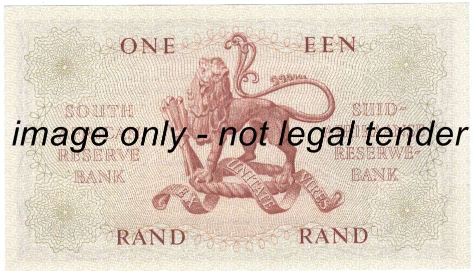 G Rissik One Rand note - UNCIRCULATED CRISP