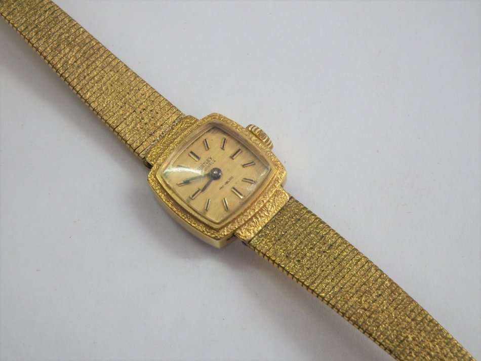 Ladies Bently incabloc 20 microns gold plated watch - Working