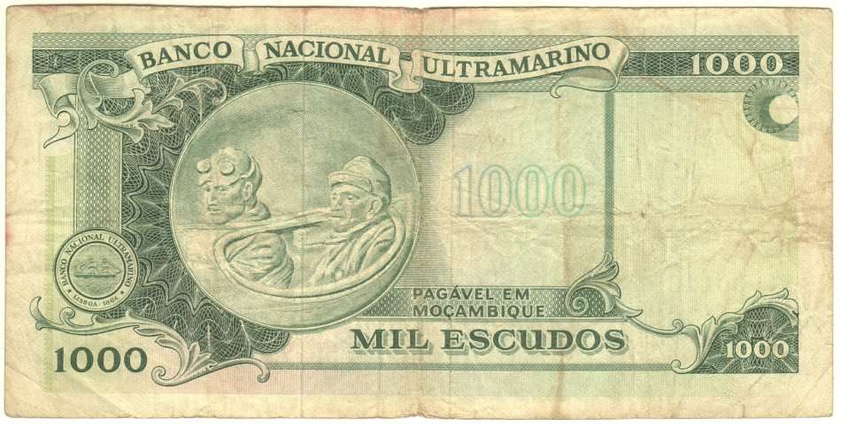 Mozambique 1972 Second Issue 1000 Escudos
