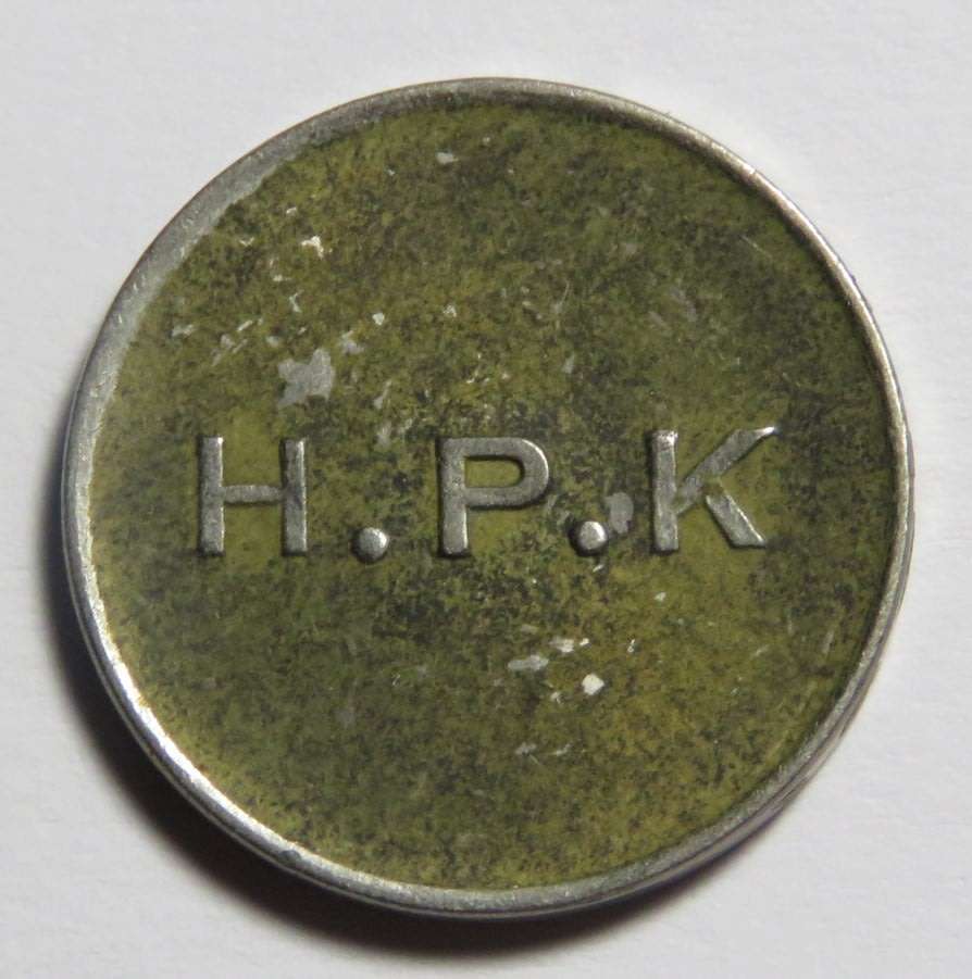 General Post Office 5 cent token - number D 32