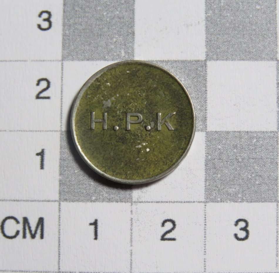 General Post Office 5 cent token - number D 32