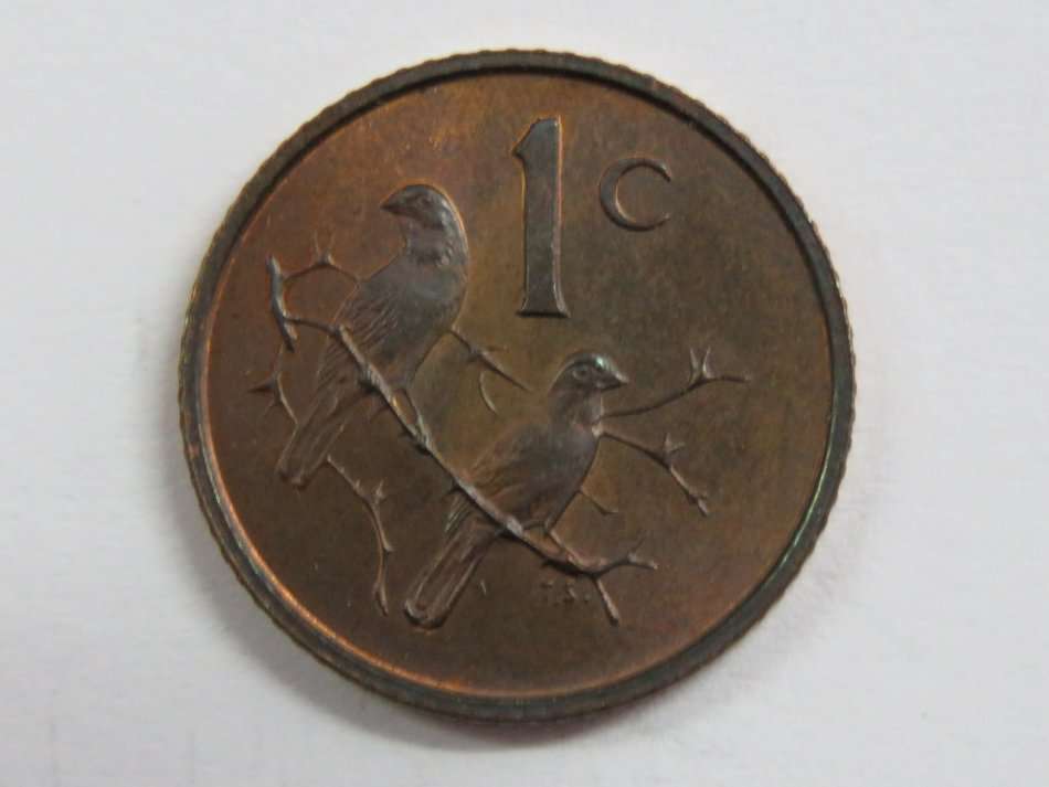 1965 RSA English one cent