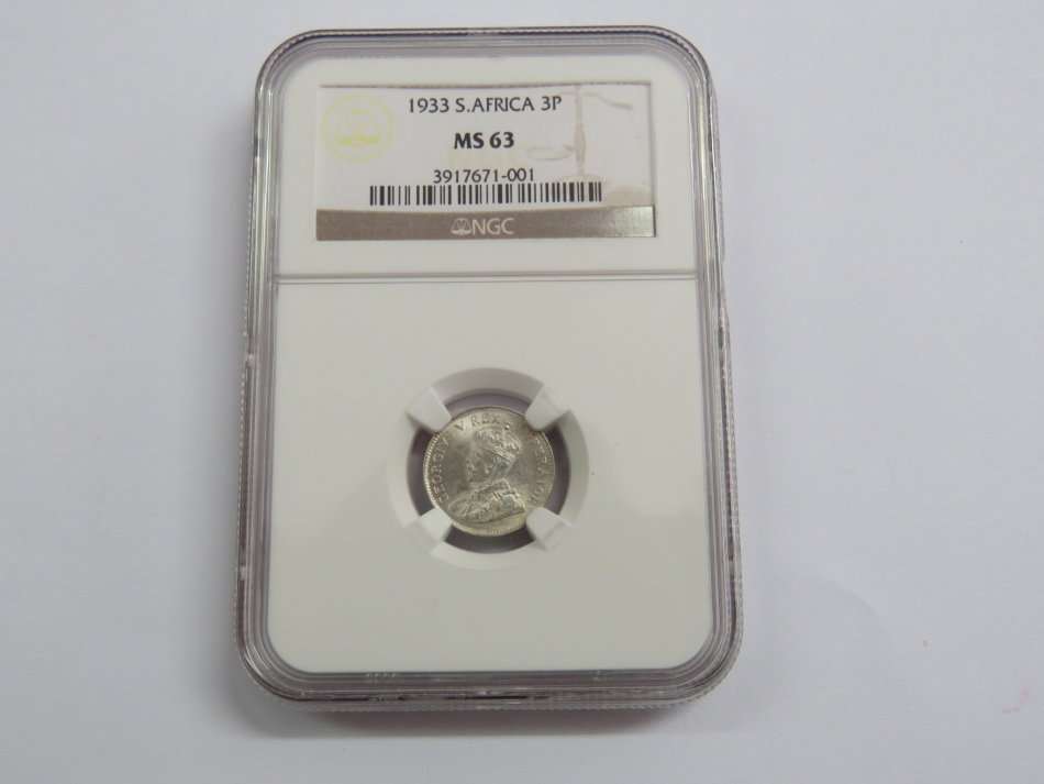 1933 SAU 3d tickey graded MS63 by NGC