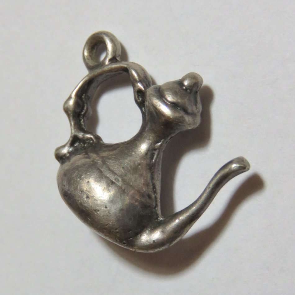 Silver teapot charm