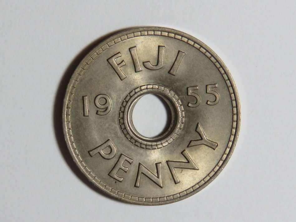 1955 Fiji penny - UNC