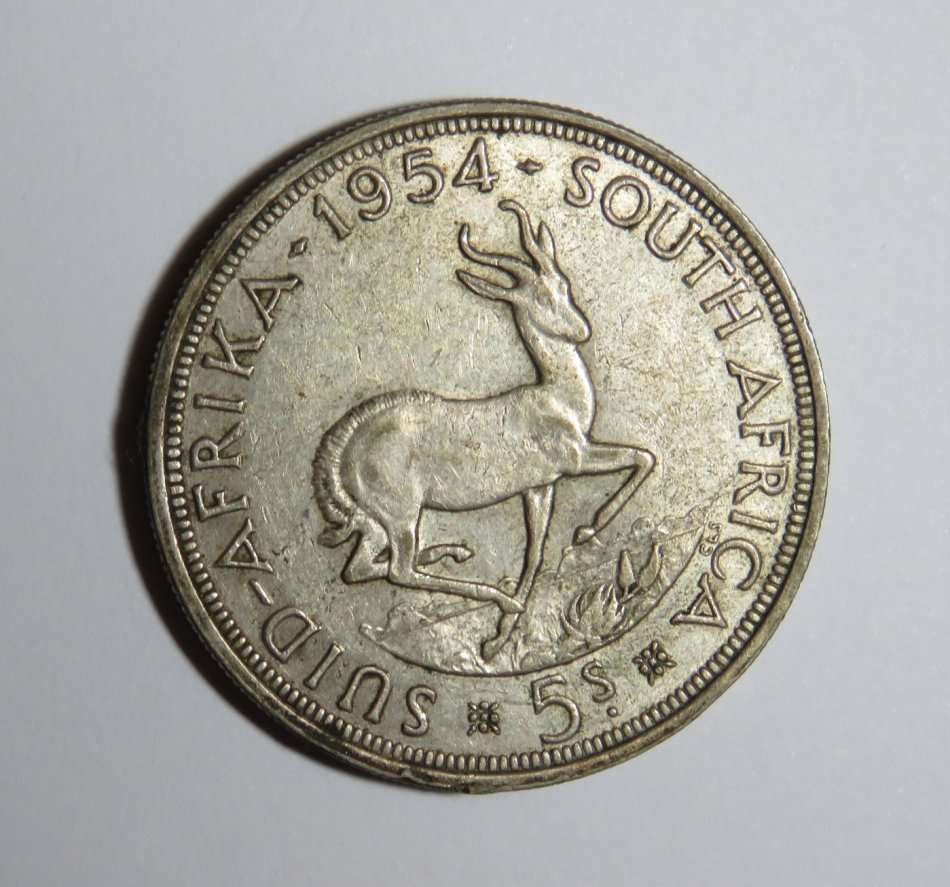 1954 SA Union silver crown - Scarce