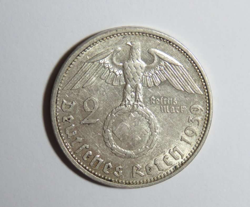 1939 Germany A 2 Reichsmark - AU