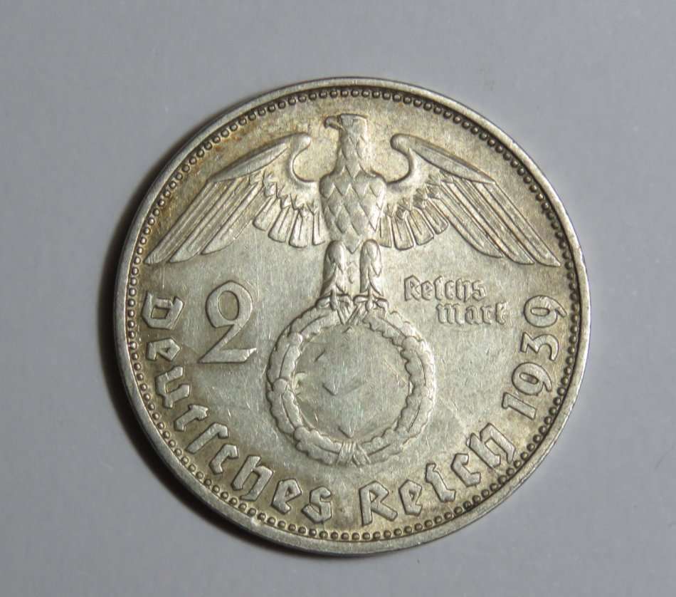 1939 Germany D AU 2 Reichsmark