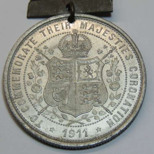 1911 George 5 coronation medal with ribbon