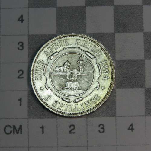 1894 ZAR Kruger 2 shilling VF