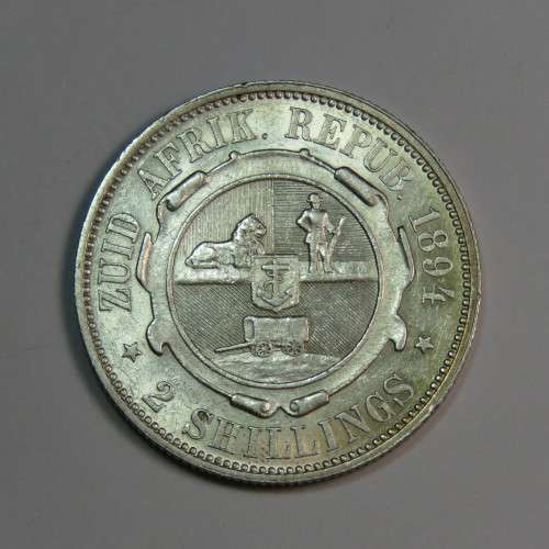 1894 ZAR Kruger 2 shilling VF